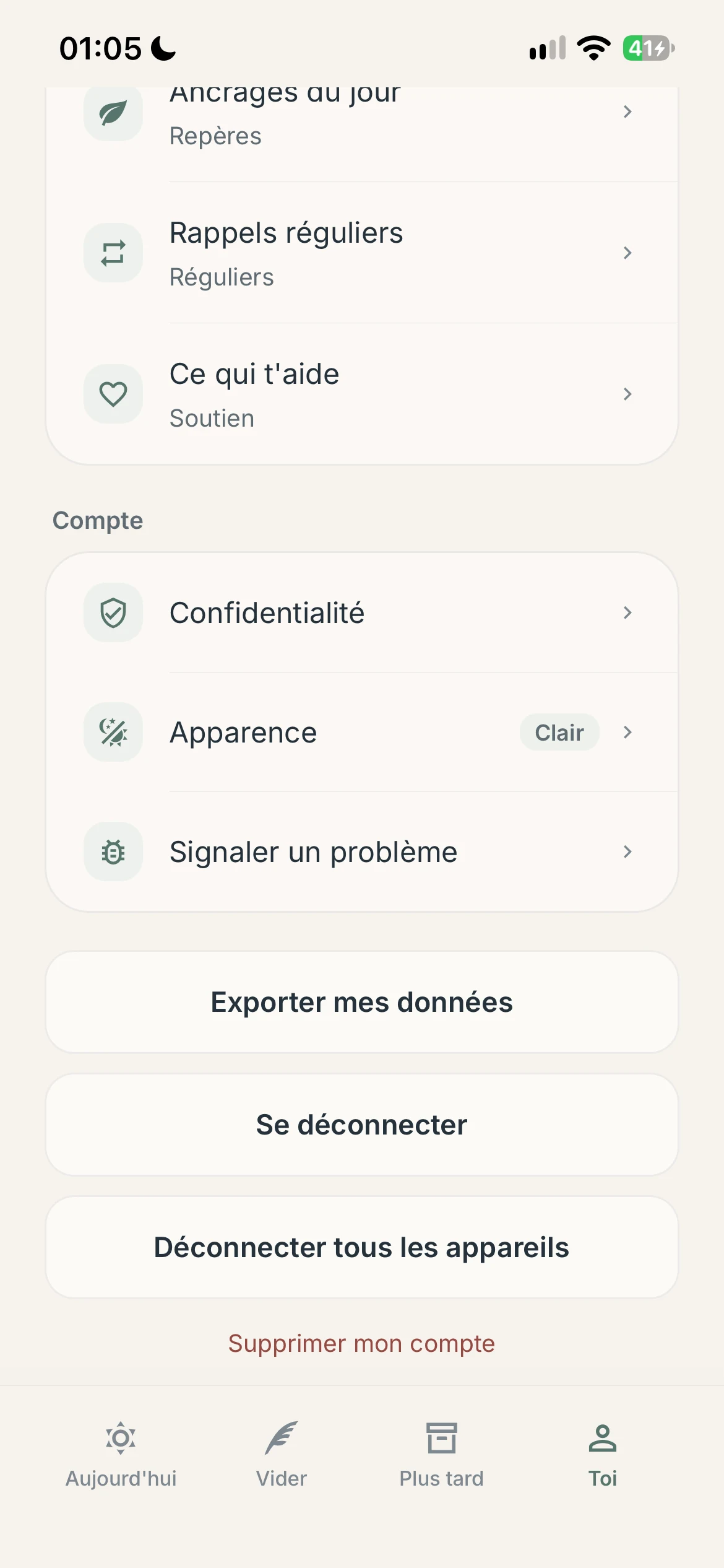 Écran intermédiaire de Molleva 33